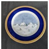 Bing & Grondahl Christmas Collector Plates 1994-1995 Set of 9 with Original Booklet