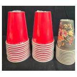 Tableware Lot with Coalport Bone China, Paper Cups, Napkins, Chopsticks and Pitcher