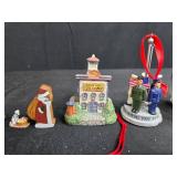 Liberty Falls Hand Painted Figurines and White House Christmas Ornaments Collection