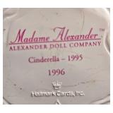 Set of Hallmark Christmas Ornaments Including Madame Alexander Cinderella and Vintage Designs