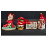 Assorted Christmas Ornaments Collection Including Hallmark, Snowmen, and Vintage Pieces