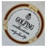 Holiday Collectibles Lot: Royal Worcester Golf Mug, Hallmark Angel Topper & Mini Ornaments