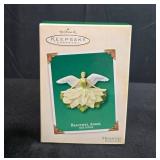 Holiday Collectibles Lot: Royal Worcester Golf Mug, Hallmark Angel Topper & Mini Ornaments