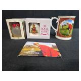 Royal Worcester Golf Mug, Royal Albert Holiday Accent Mug, Silvestri Ornament Set