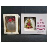 Royal Worcester Golf Mug, Royal Albert Holiday Accent Mug, Silvestri Ornament Set
