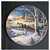 Terry Redlin Collectible Plate Almost Home Hadley House 1994