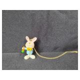 Easter Decor Collection with Bunny and Chick Figurines, Decorative Eggs, and Tins