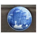 Berlin Design 1976 Christmas Plate and Schmid Bros 1974 Christmas Plate