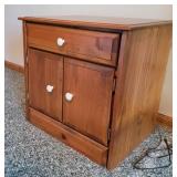 Classic Solid Pine Side Table Nightstand