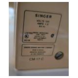 Singer Sewing Machine CM17C with Cabinet and Accessories
