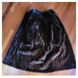 Full Length Mahogany Mink Fur Coat