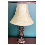 Petite Ornate Pedestal Table Lamp