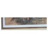 LE Framed Print ~ Black Lab Dog ~ by Ahett, 113/950