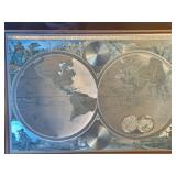 Foiled Double Hemisphere Framed Print