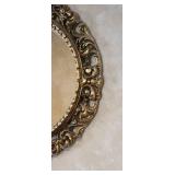 Large Gold Gilt Beveled Glass Wall Mirror