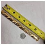 Italian 14k Yellow Gold Wide Ladies Bracelet ~ 25g