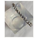 Sterling Silver 925 CZ Crystal Tennis Bracelet