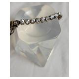 Sterling Silver 925 CZ Crystal Tennis Bracelet