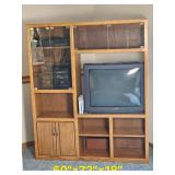 Retro Oak Entertainment Consol