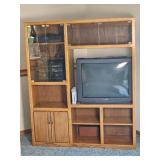 Retro Oak Entertainment Consol