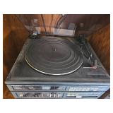 Quasar Audio System CS32 Turntable, Radio, Cassette)