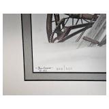 Watercolor Print of Jon Crane Walter A. Wood Singed 248/350