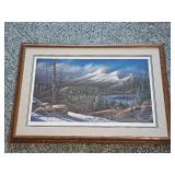 Professionally Framed Terry Redlin Master of the Valley Singed 2547/6800