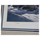 Professionally Framed Terry Redlin Master of the Valley Singed 2547/6800
