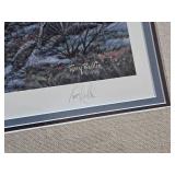 Professionally Framed Terry Redlin Master of the Valley Singed 2547/6800
