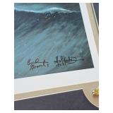 Professionally Framed Les Kouba Opening Day on Lake Mille Lacs Singed 4301