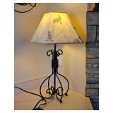 Contemporary Wire Décor Lamp & Clock