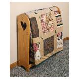 Charming Heart Window Quilt Rack