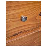 Simple Three Drawer Nightstand