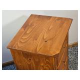 Simple Three Drawer Nightstand