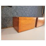 Low Two Drawer Nightstand
