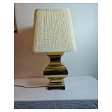 Vintage Italian Regency Brass Table Lamp