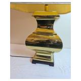 Vintage Italian Regency Brass Table Lamp