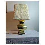 Vintage Italian Regency Brass Table Lamp