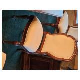 Stunning Jacobean Ornate Molding Dining Table & Bernhardt Set of Dining Chairs