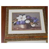 Print Magnolias with Hydrangeas Pair by Joe Anna Arnett