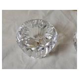 Waterford Crystal Carina Pattern 2 Candle Holders