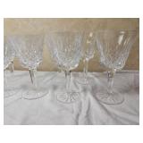 Waterford Crystal Lismore 6 Claret Glasses