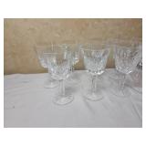Waterford Crystal Lismore 6 Claret Glasses