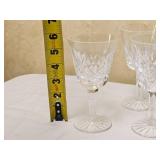 Waterford Crystal Lismore 6 Claret Glasses