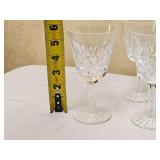 Waterford Crystal Lismore 6 Claret Glasses
