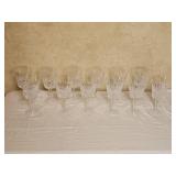 Waterford Crystal Lismore 7 Water Goblet Glasses