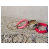 Costume Jewelry Group Bangles & Bracelets