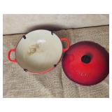 Le Creuset Vintage #22 Red Soup Pot