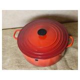 Le Creuset Vintage #22 Red Soup Pot