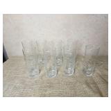 Vintage Libby Glass Bamboo Collings Glasses (8 Count)